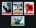 编号25-28 庆祝阿尔巴尼亚劳动党成立三十周年邮票